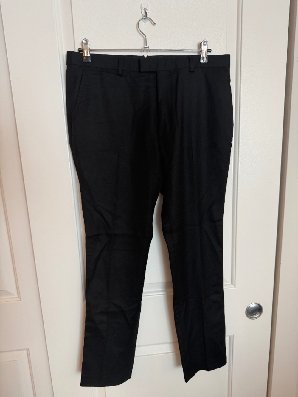 Banana Republic Vitale Barberis Canonico Super 120s Wool Dress Pants 33x30 Black